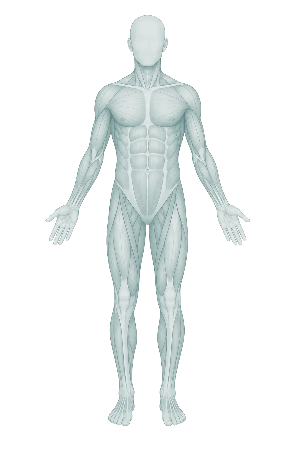 Cancer rehabilitation patient anatomical illustration